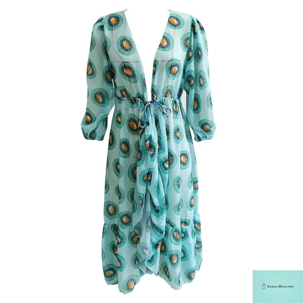 Kawaii Vintage Floral One Piece Swimsuit