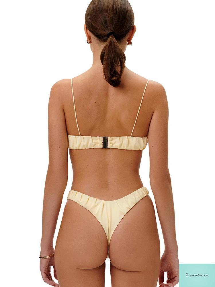 Kawaii Womens Push Up Bikini Set