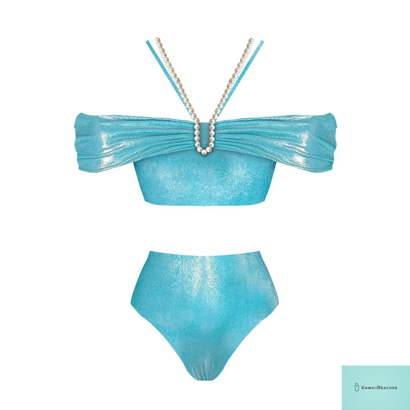 Floral Ruffle Push Up Bikini Set