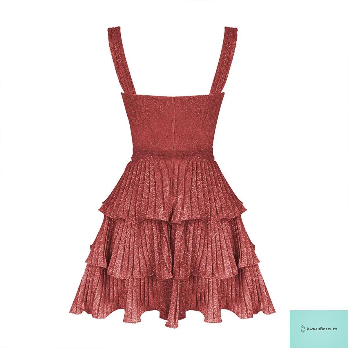 Geometric Beach Two-Piece Strappy Swimsuit