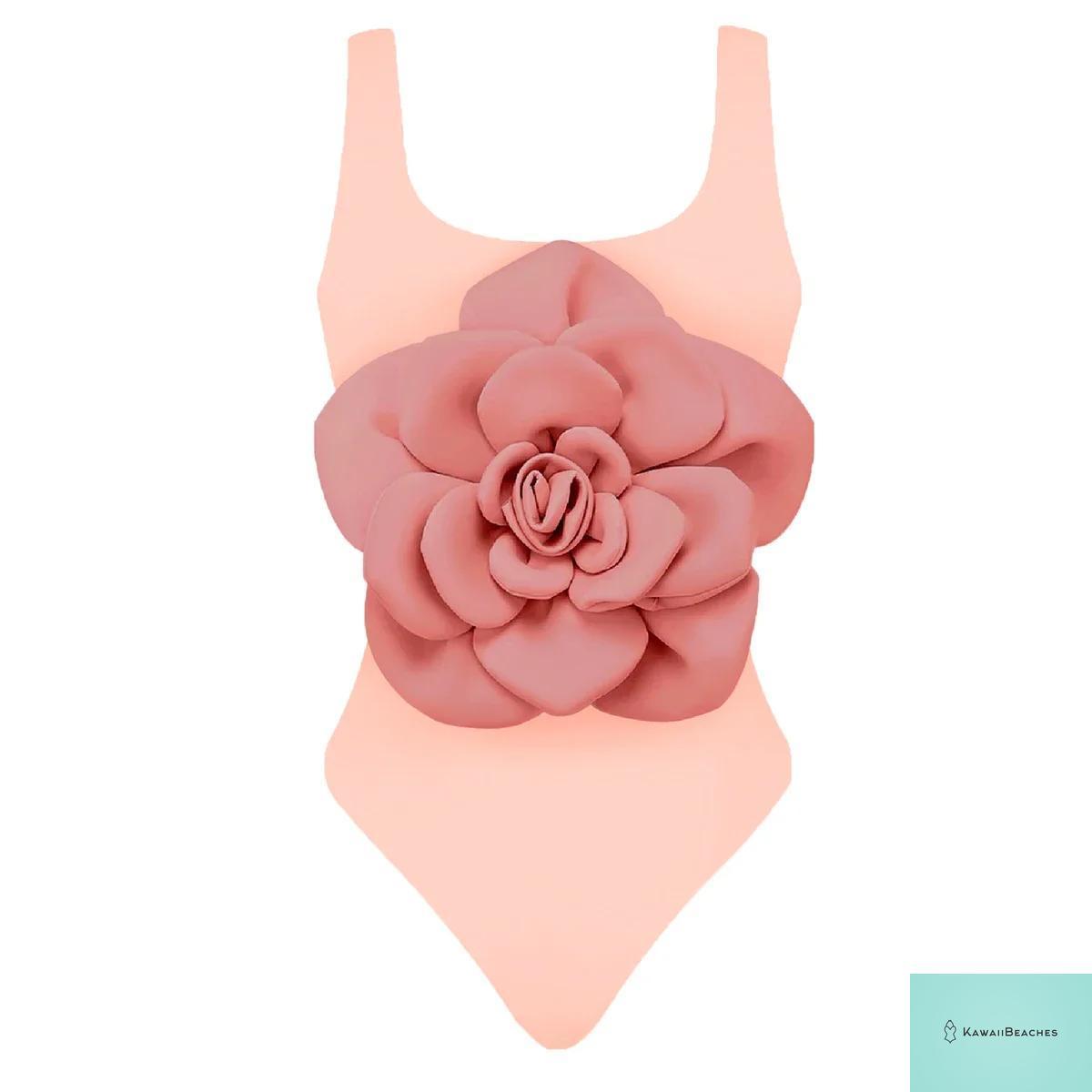 Floral Ruffle Push Up One Piece Swimsuit