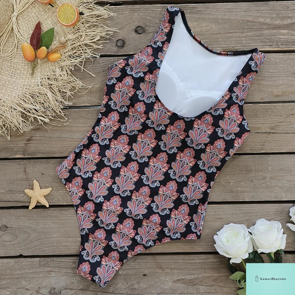 Floral Ruffle Push Up Bikini Set