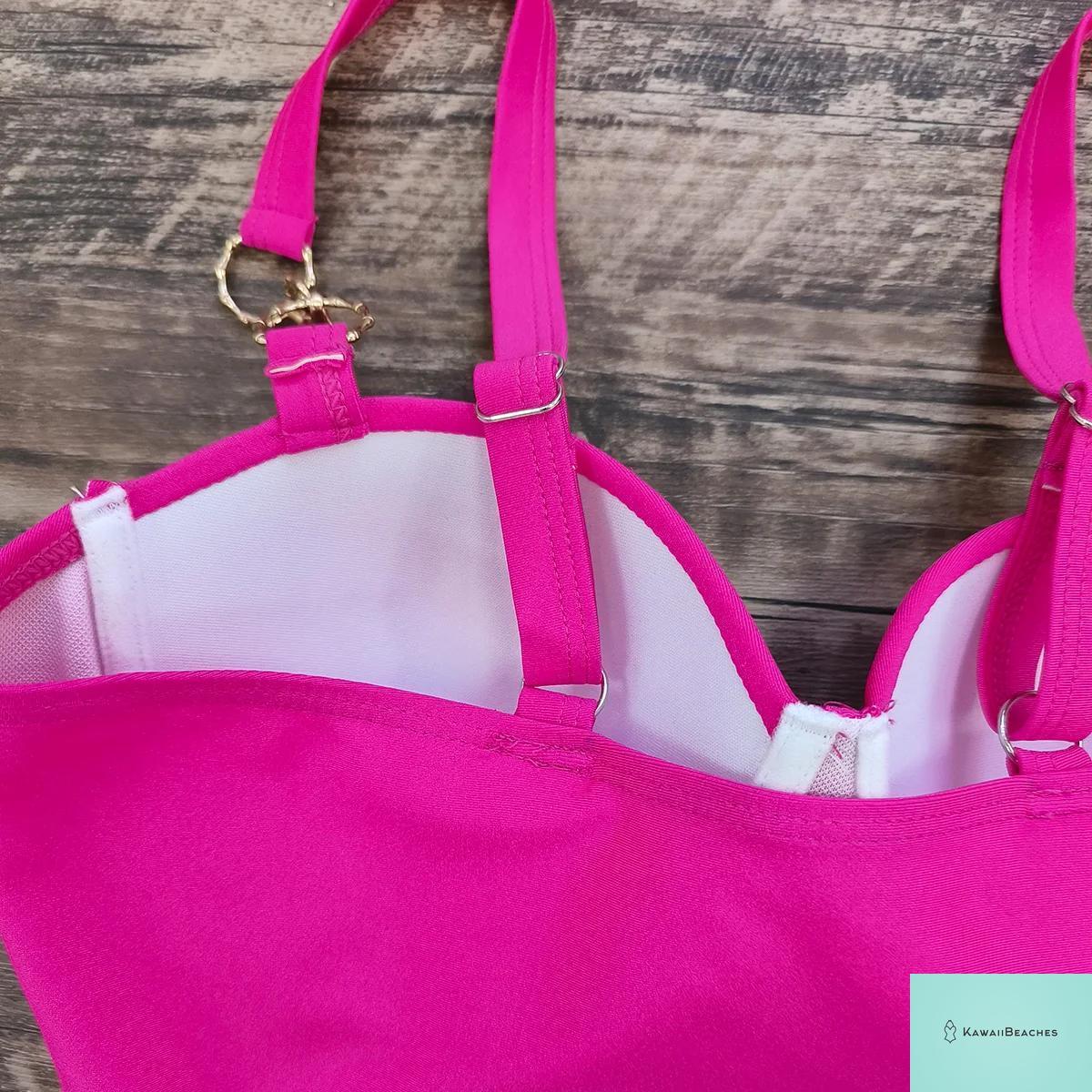 Kawaii Retro Push Up One Piece Swimsuit