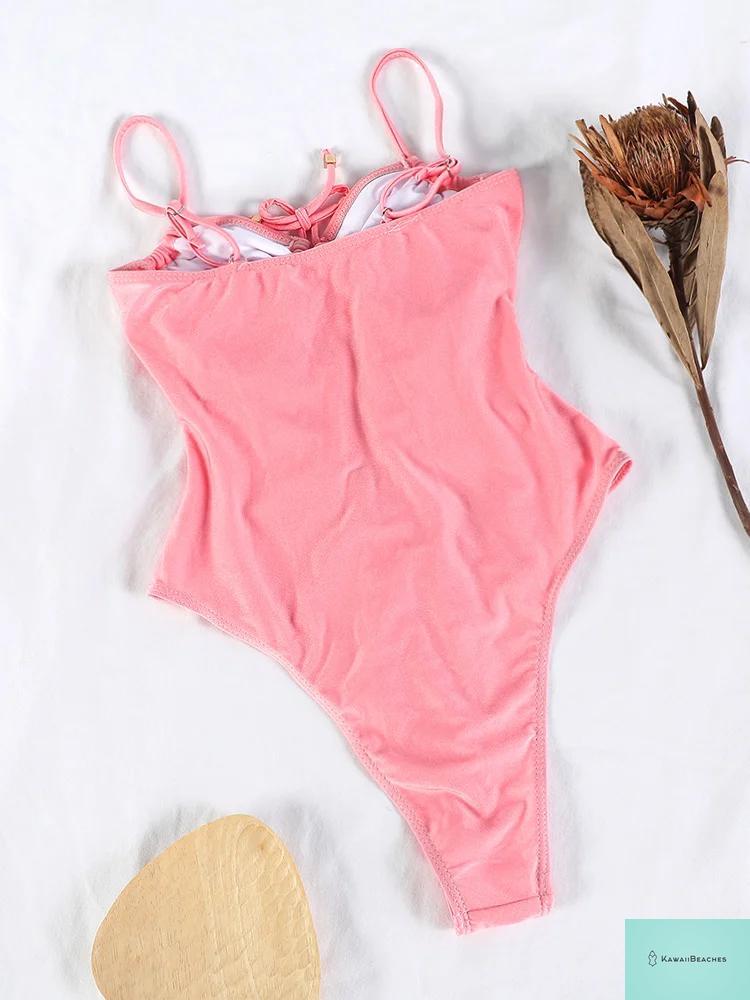 Sexy Hollow Out Womens One Piece Swimsuit