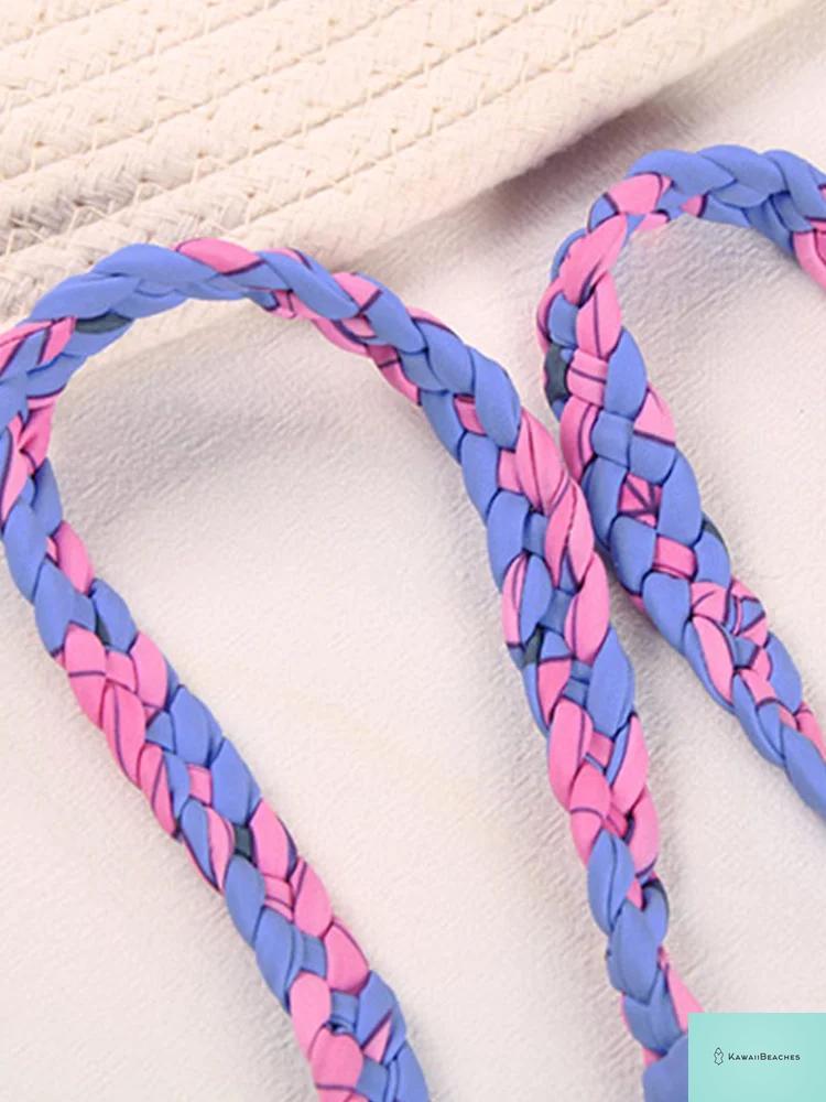 Kawaii Floral Ruffle One-Piece Swimsuit