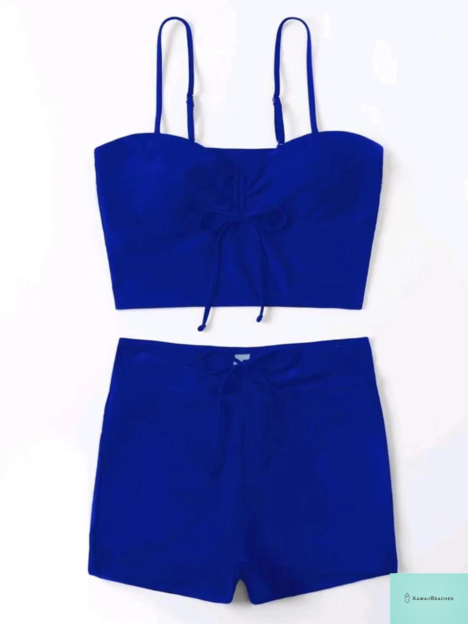 High Waist Padded Bikini Swimsuit Set