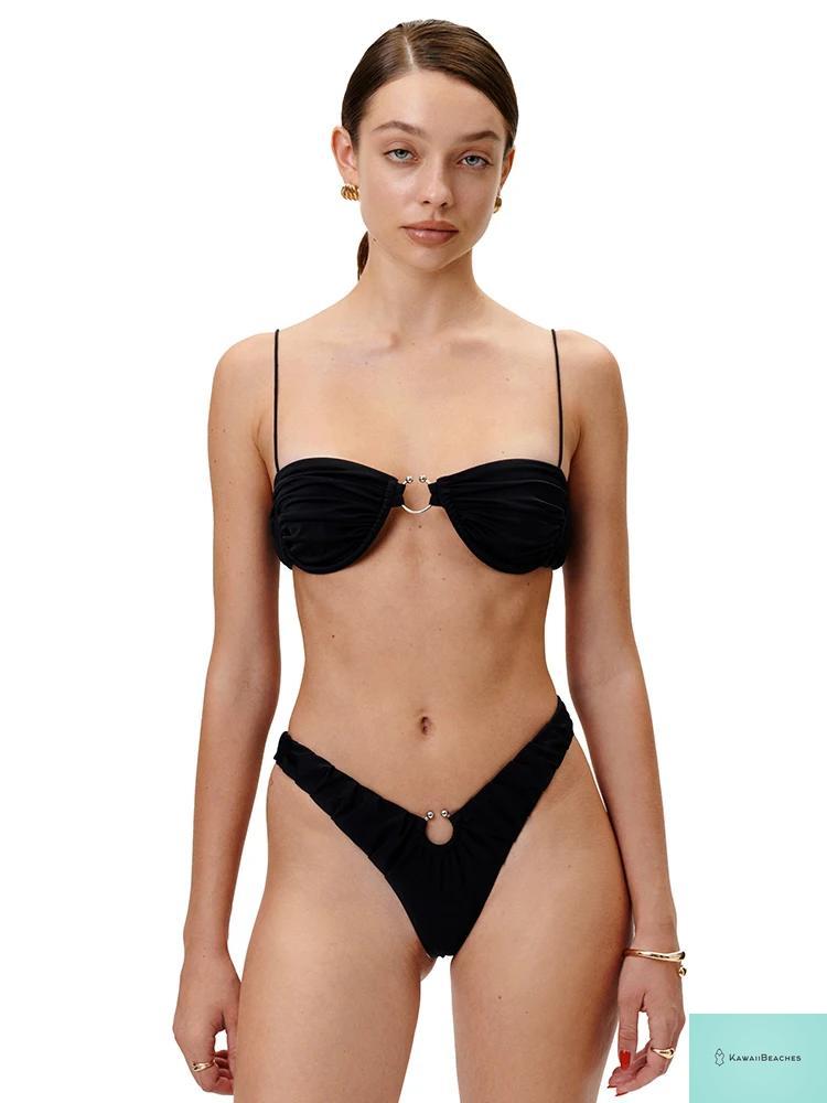 Kawaii Womens Push Up Bikini Set