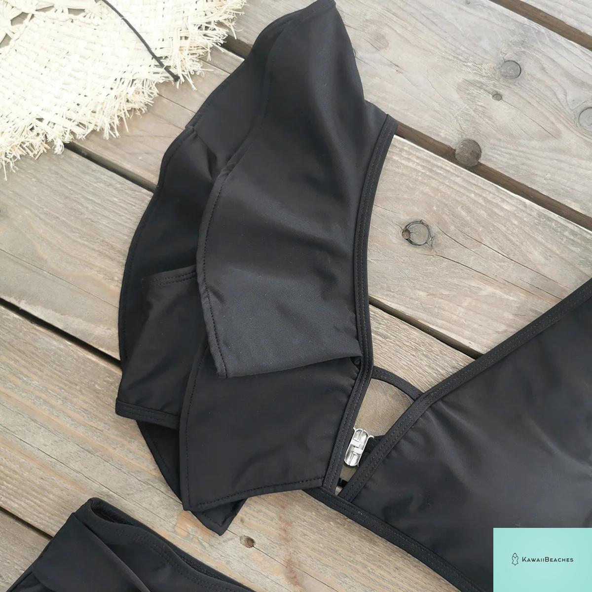 Floral Printed High Waist Bandage Bikini Set