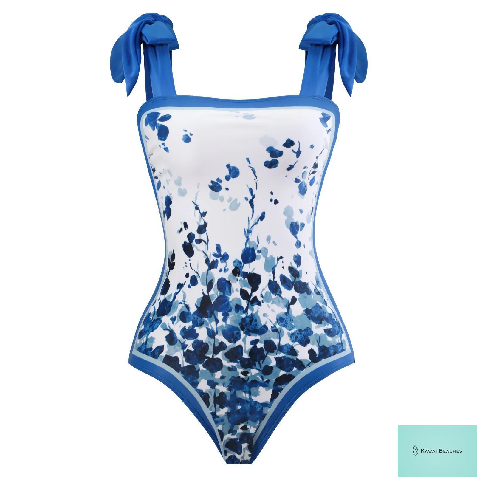 Floral Ruffle Push Up Bikini Set