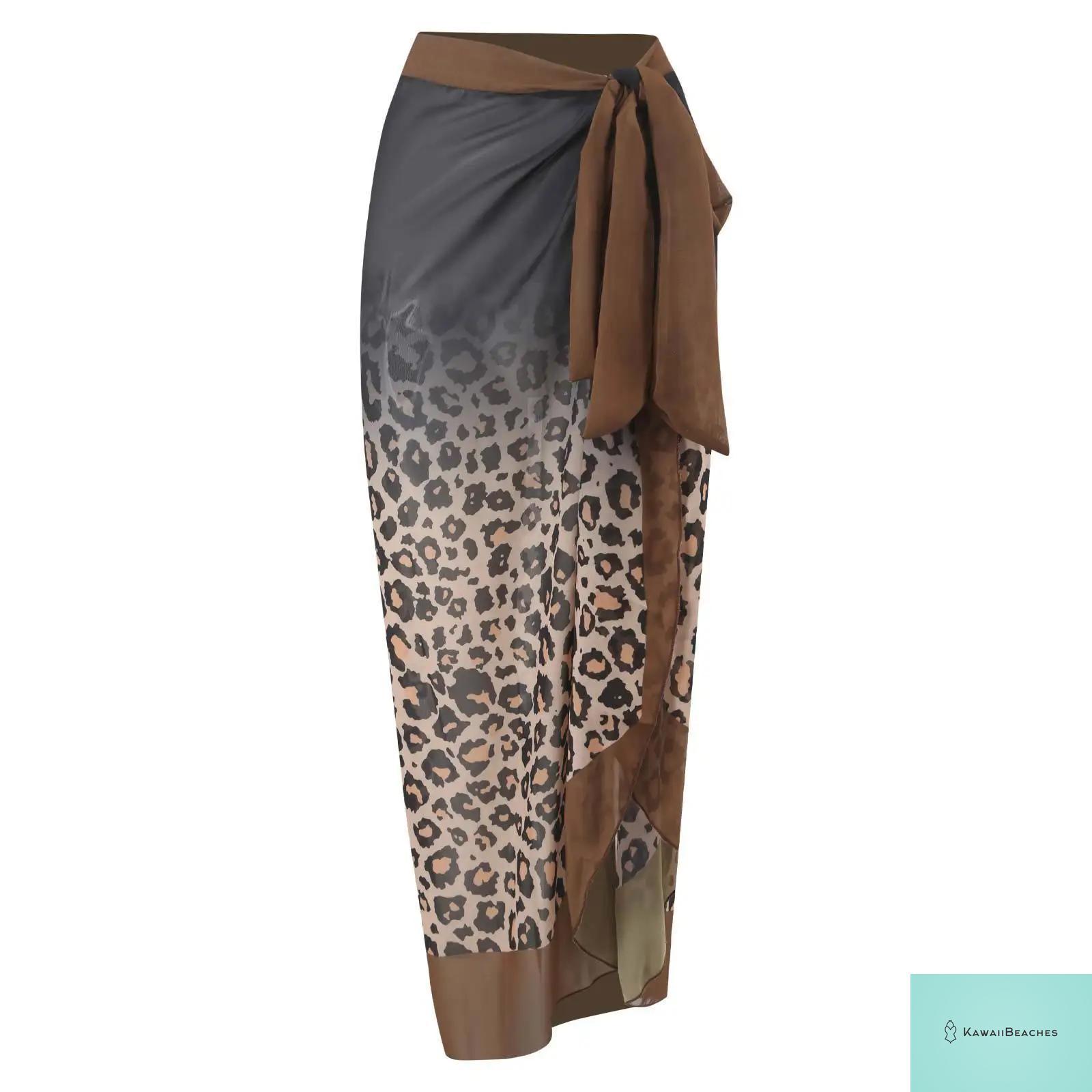 Kawaii Retro Print Beach Dress Cover-Up