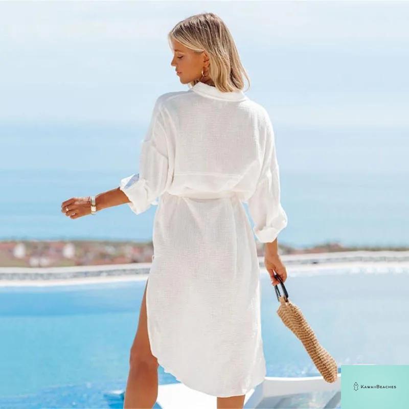 Womens Elegant Beach Cover Up Dress