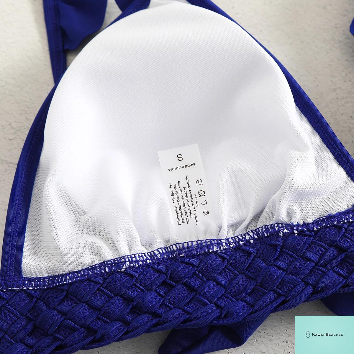 Floral Printed High Waist Bandage Bikini Set