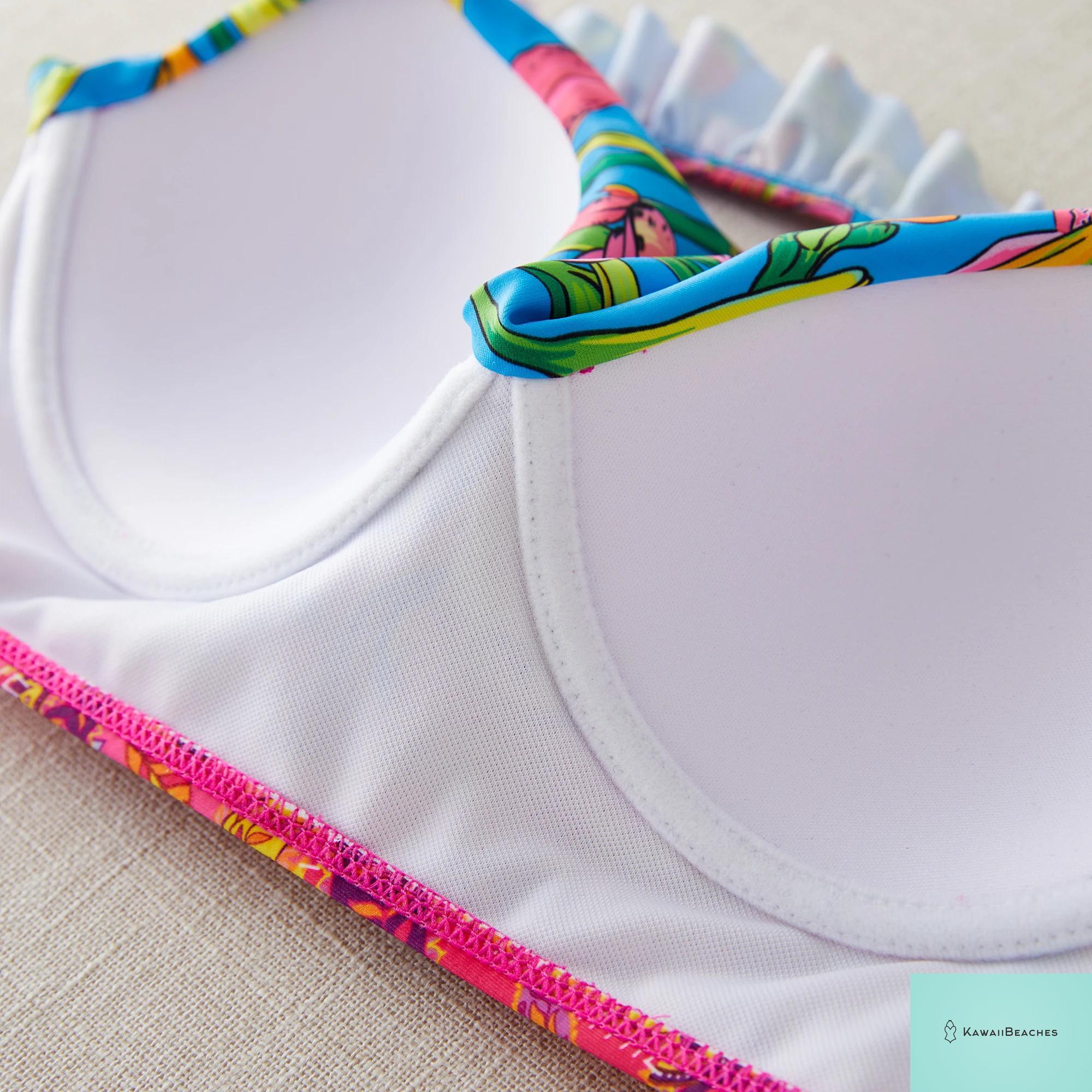 Sexy Ruffle Bikini Swimsuit Set