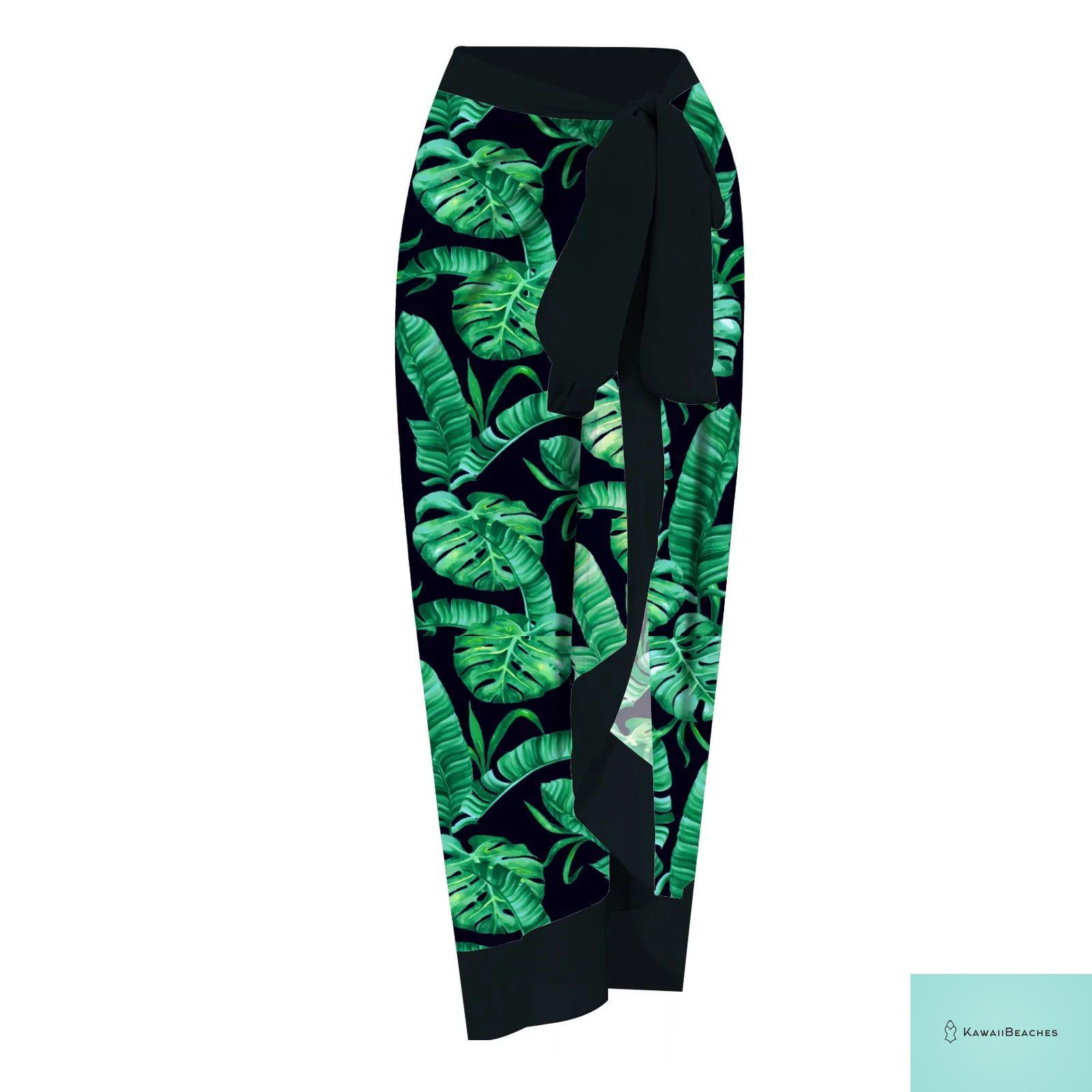 Kawaii Retro Print Beach Dress Cover-Up