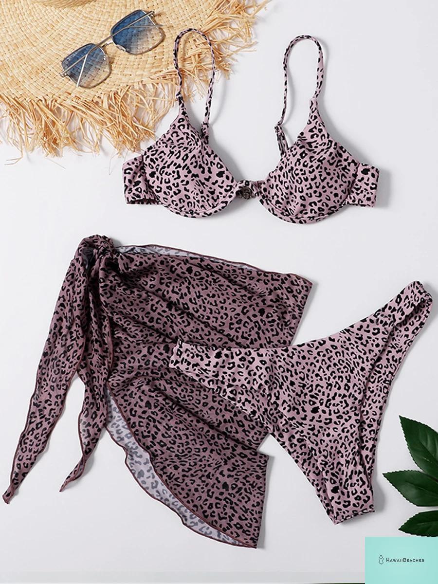 Summer Tie Dye Bikini Swimwear Set