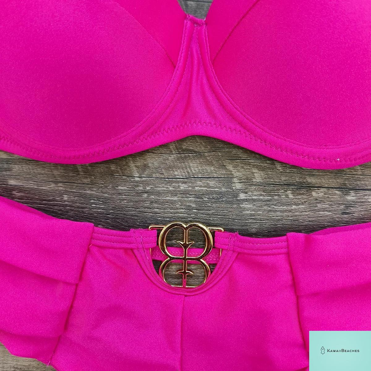 Kawaii Retro Push Up One Piece Swimsuit