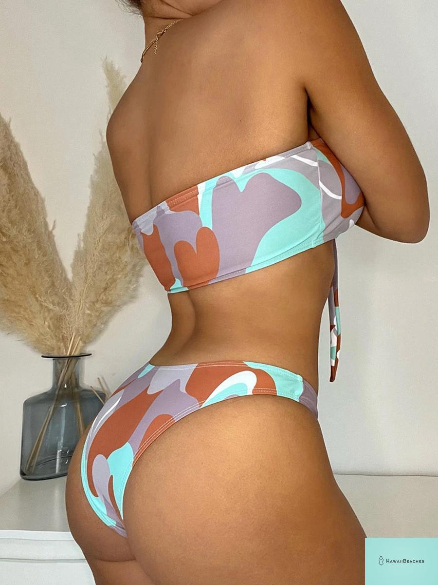 Womens Triangle Bikini Swimwear Set