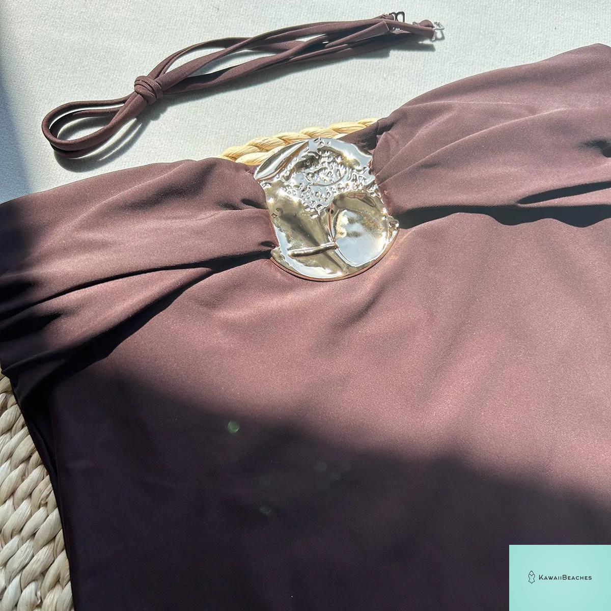 Sexy Solid Print Monokini Swimsuit