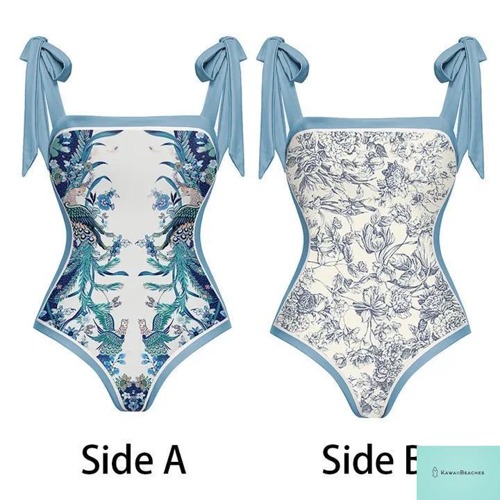 KawaiiBeaches Double-Sided Push Up Bikini Set