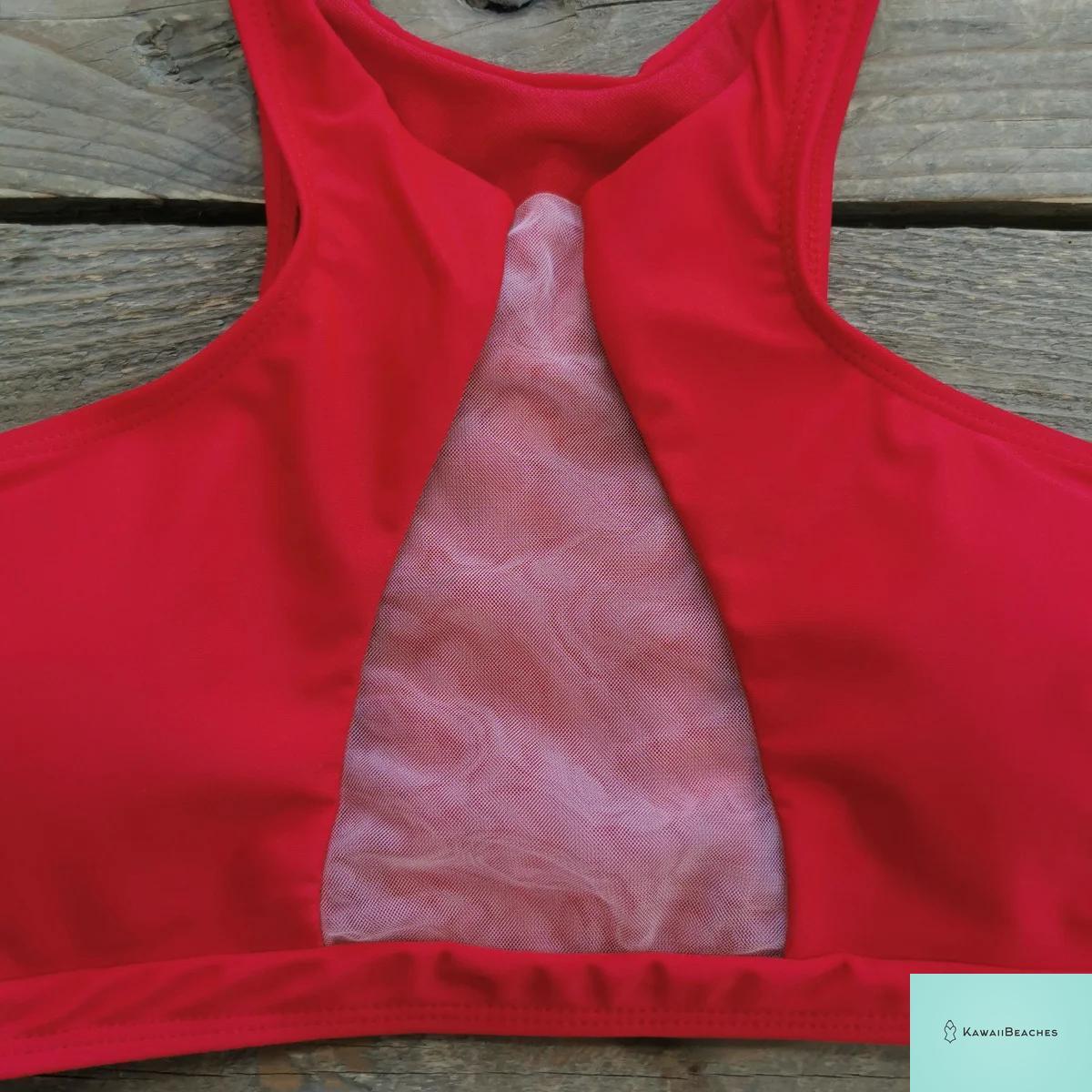 Floral High Waist Ruffle Bikini Set