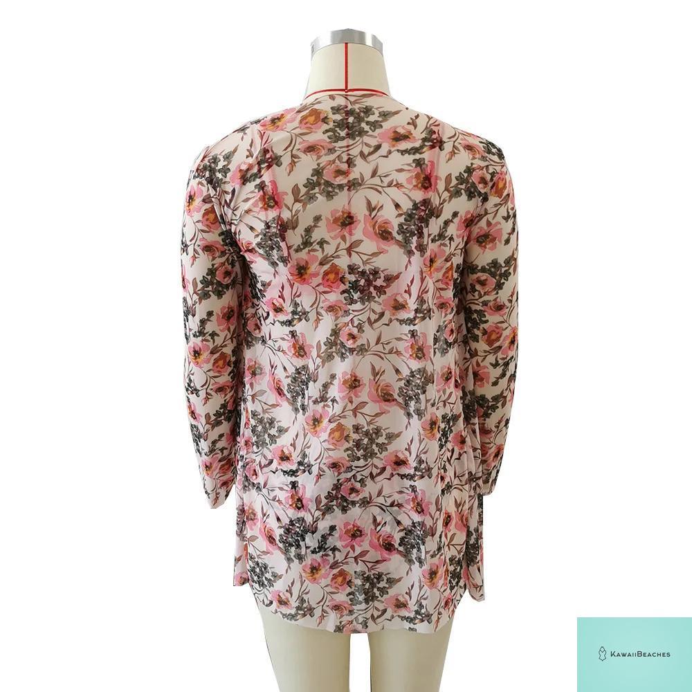 Womens 3 Piece Long Sleeve Swimsuit