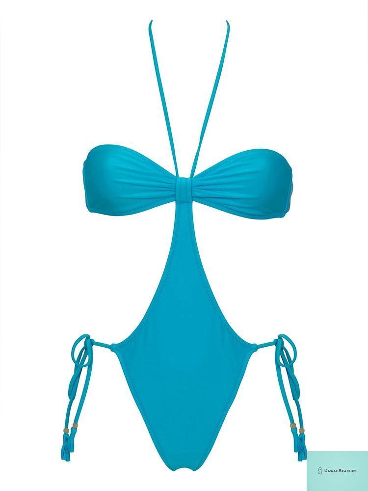 Sexy Cutout Push-Up One-Piece Swimsuit