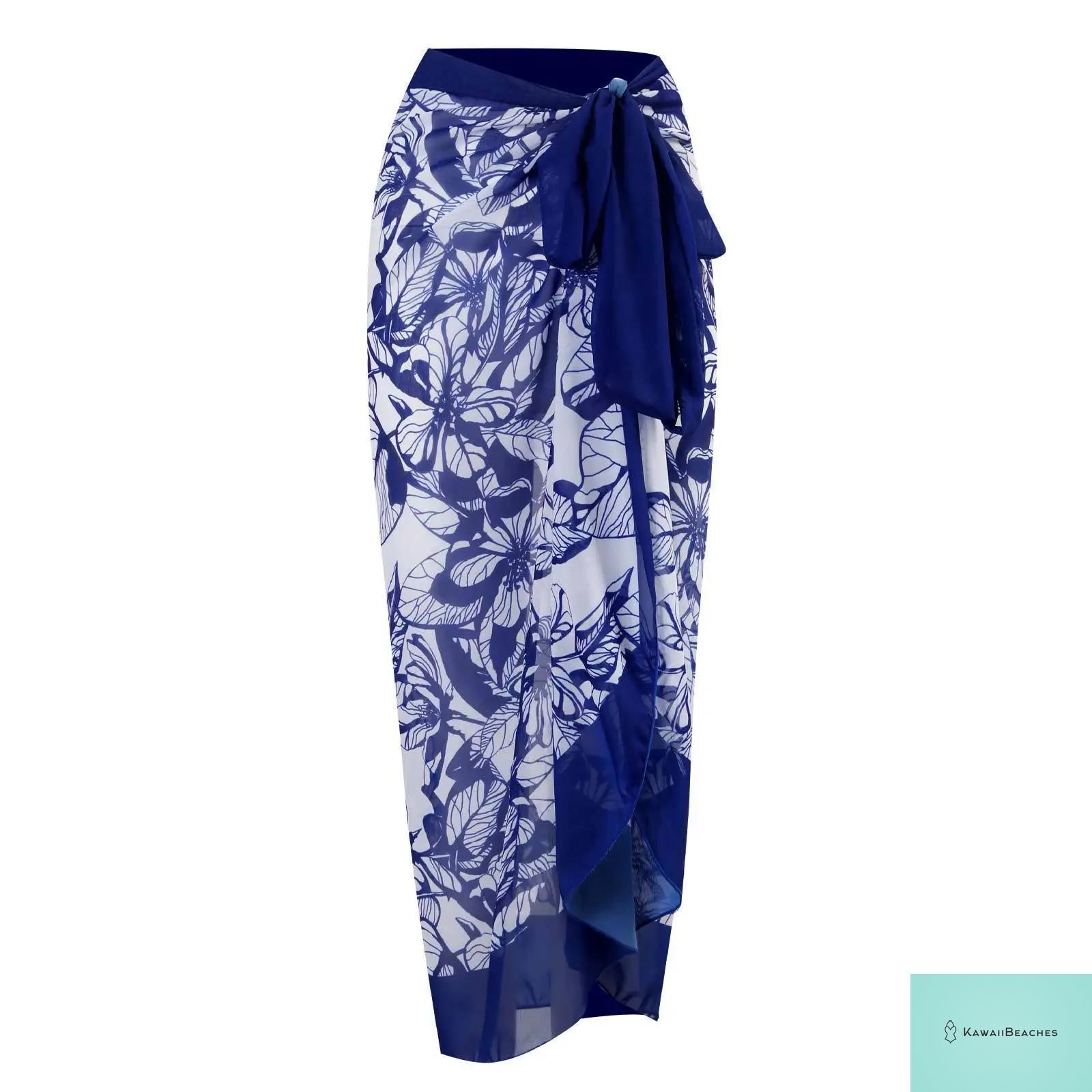 Kawaii Retro Print Beach Dress Cover-Up