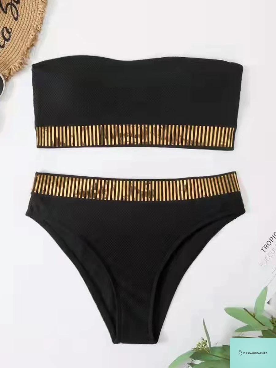 High Waist Triangle Bikini Swimsuit