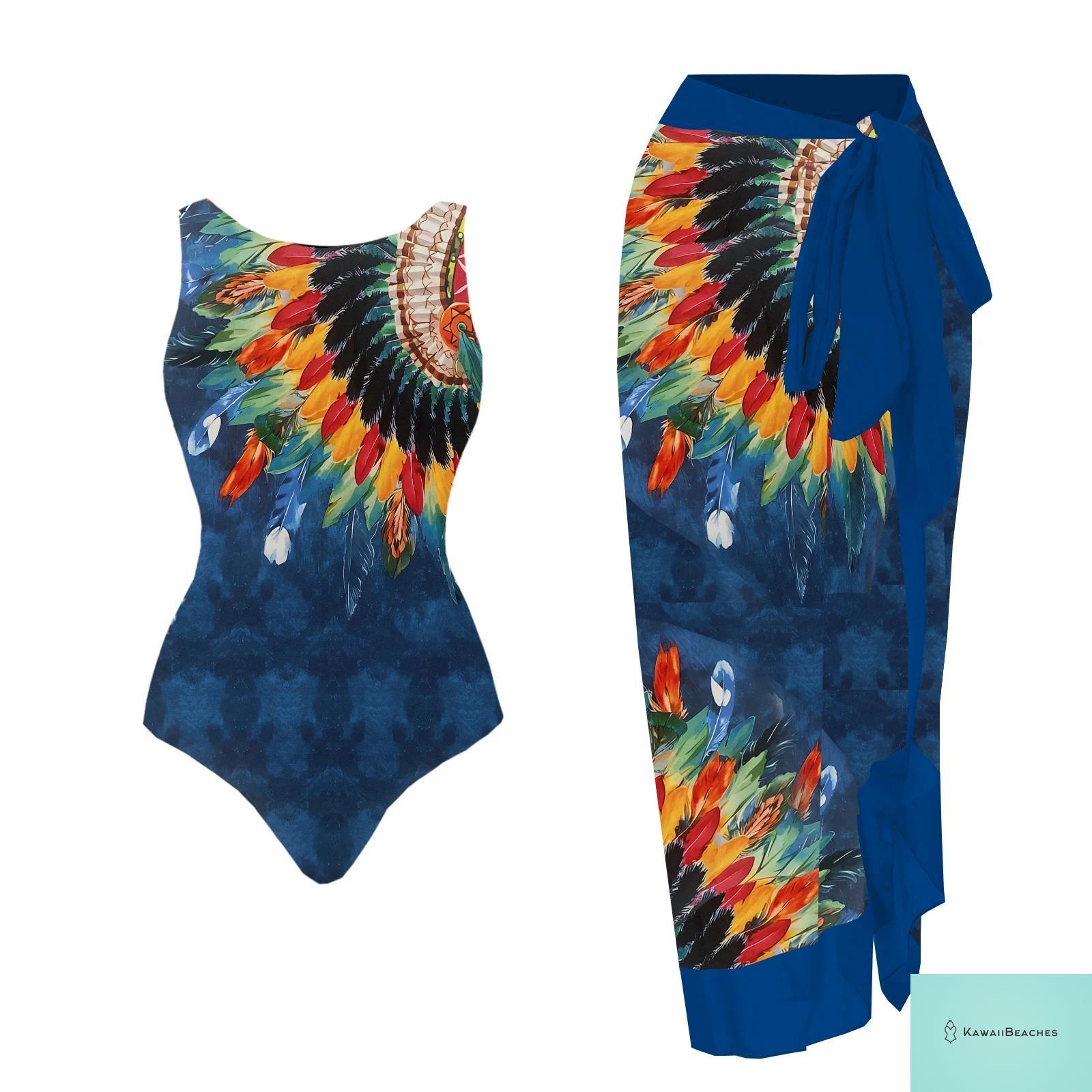 Floral Printed Ruffle Bikini Set