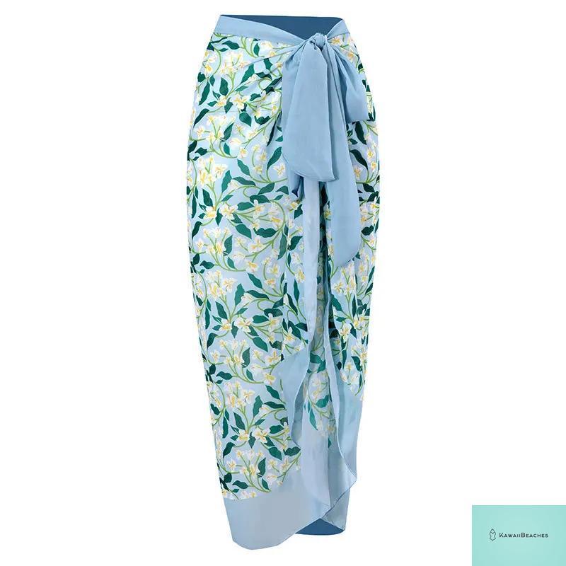 Kawaii Retro Print Beach Dress Cover-Up