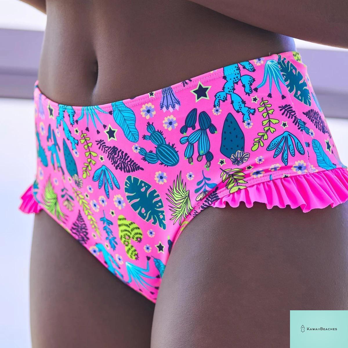 Sexy Ruffle Bikini Swimsuit Set