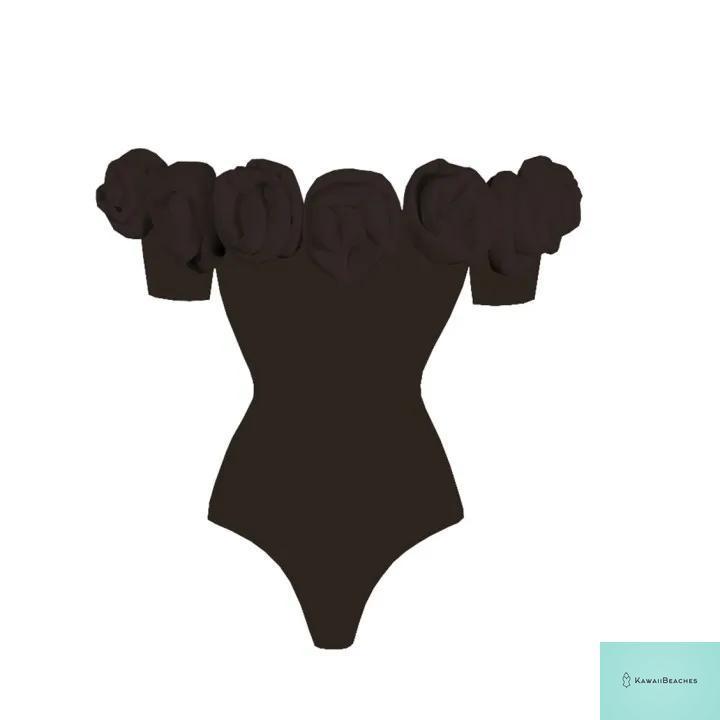 Floral Ruffle Printed Push Up Womens One Piece Swimsuit