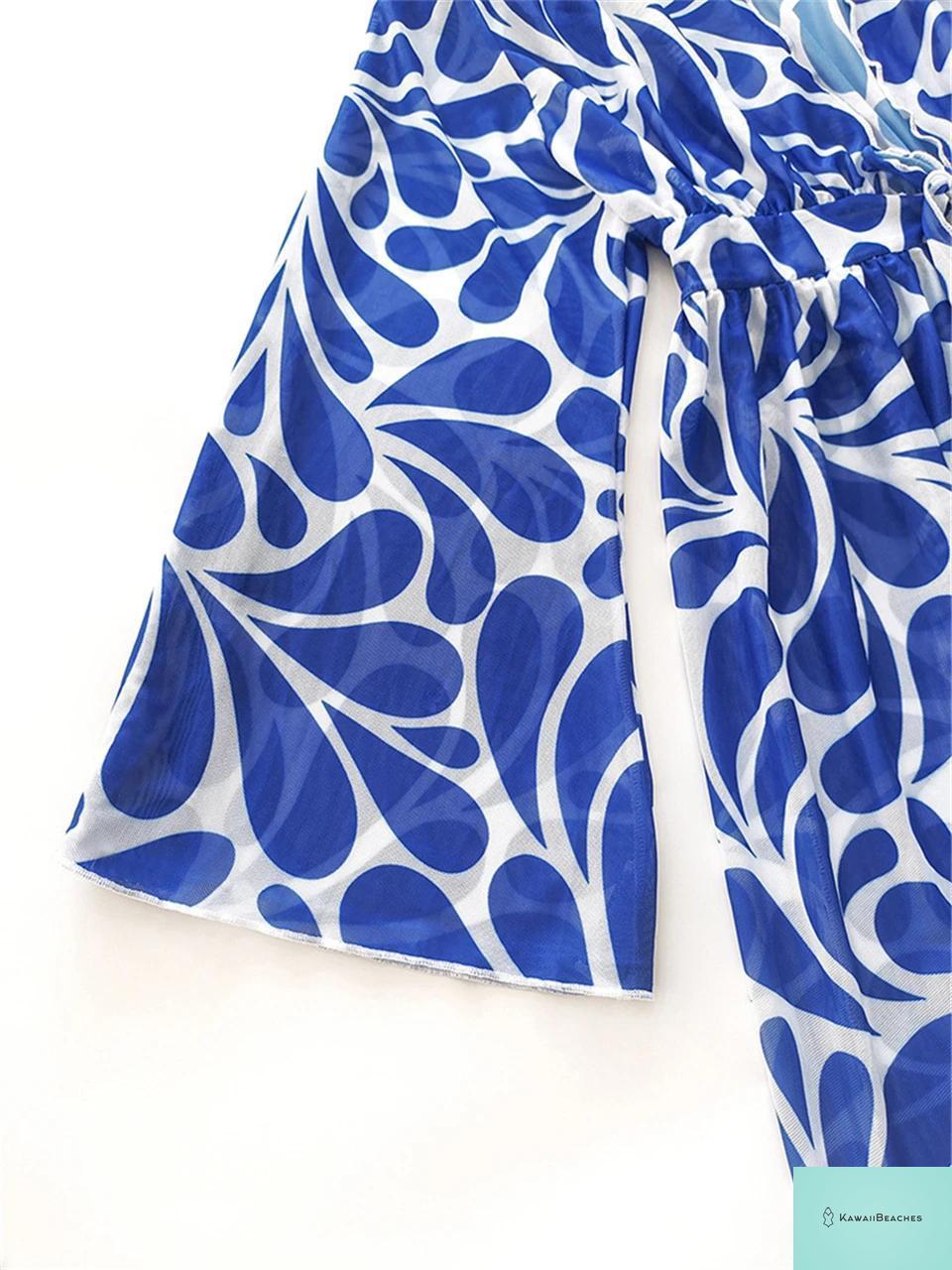 Sexy Monokini Swimsuit with Kimono Cover