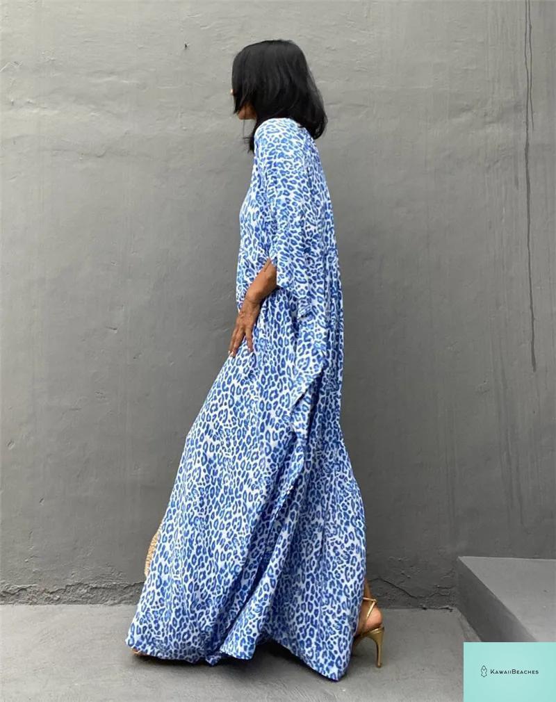 Womens Beach Cover Up Kaftan Dress