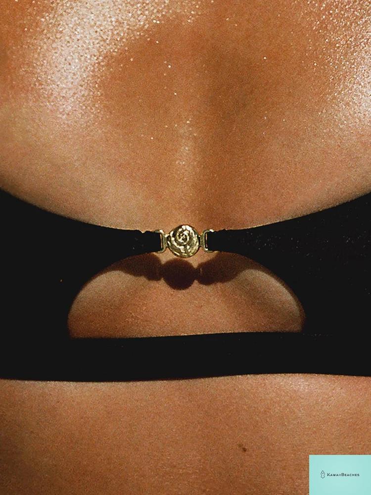 Hollow Out Two Piece Beach Bikini