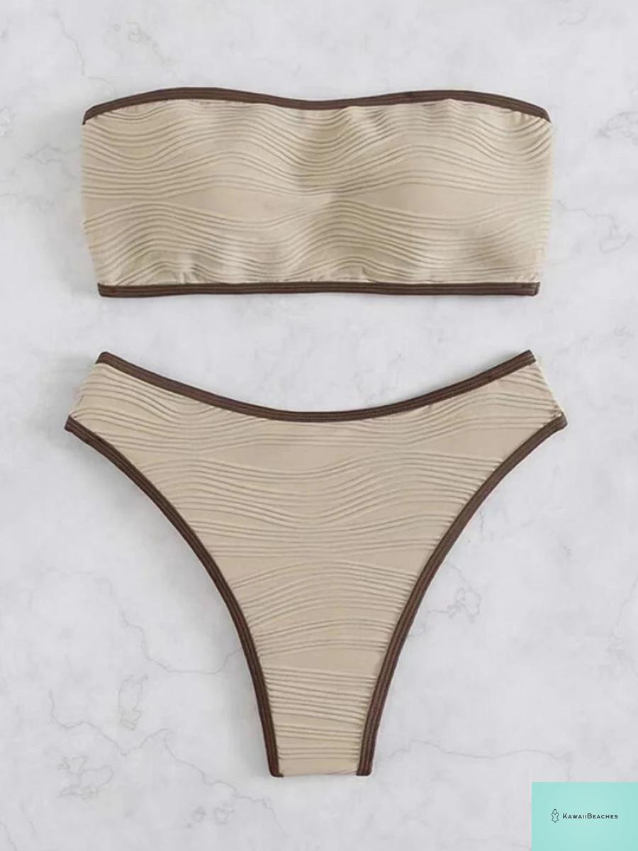 High Waist Triangle Bikini Swimsuit