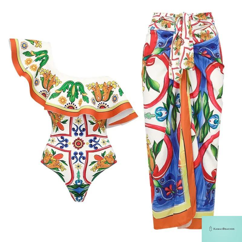 Sexy Ruffle Bikini Set for Women