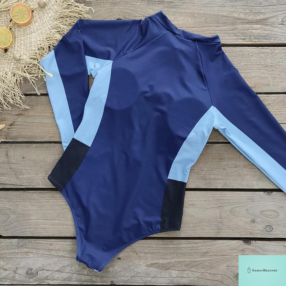 KawaiiBeaches Skeleton Long Sleeve Swimsuit