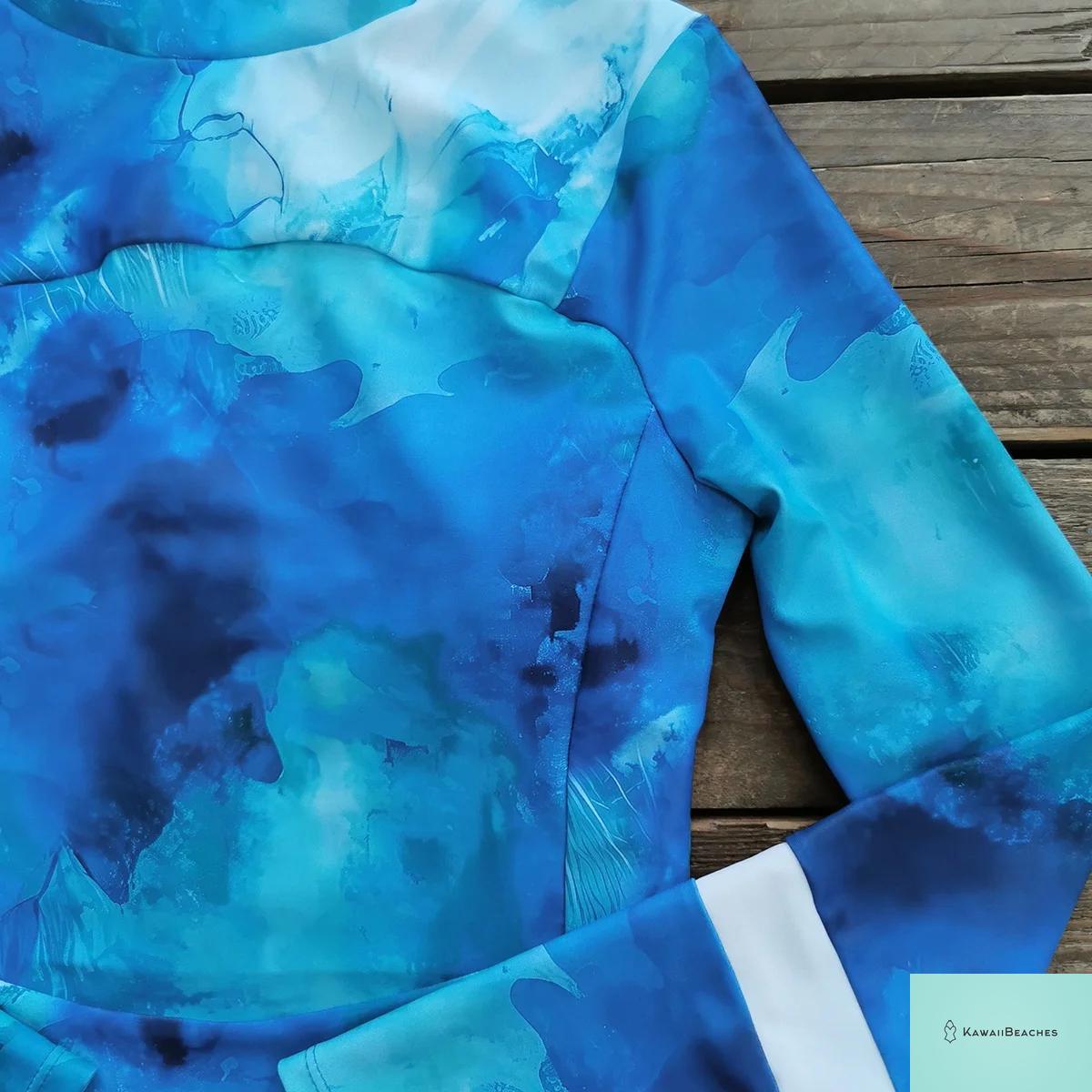 KawaiiBeaches Skeleton Long Sleeve Swimsuit