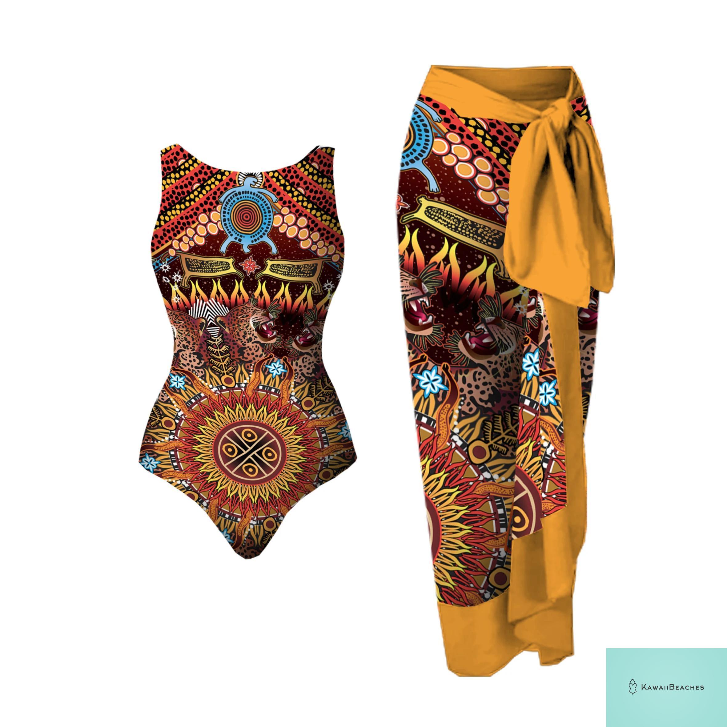 Floral Printed Ruffle Bikini Set