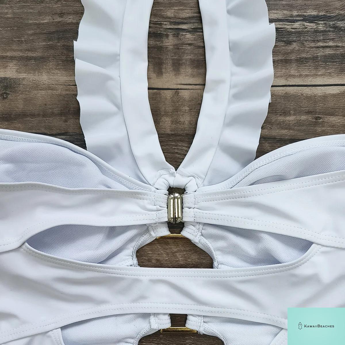 Kawaii Retro Push Up One Piece Swimsuit