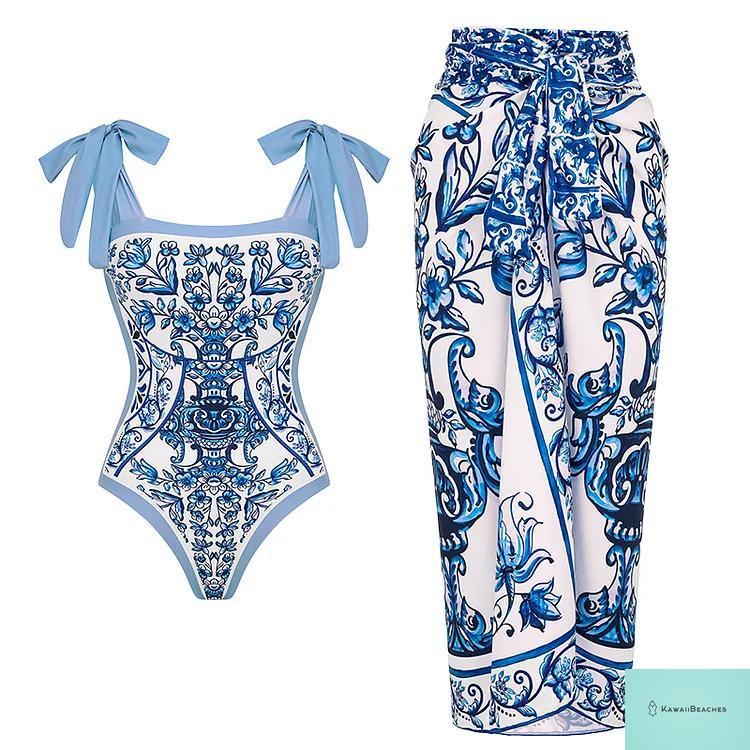 KawaiiBeaches Double-Sided Push Up Bikini Set