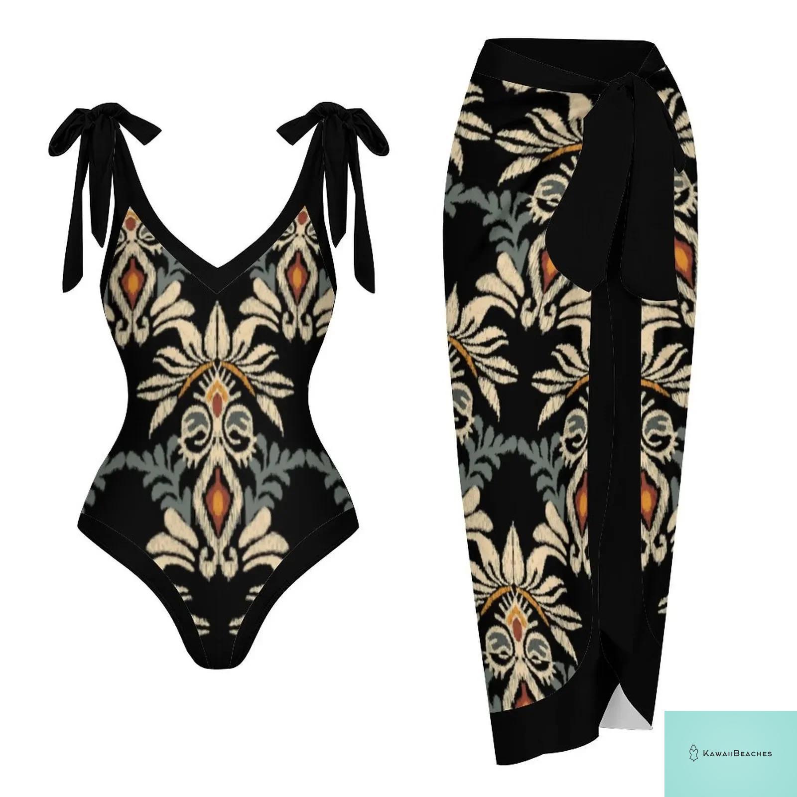 Floral Ruffle Push Up Bikini Set