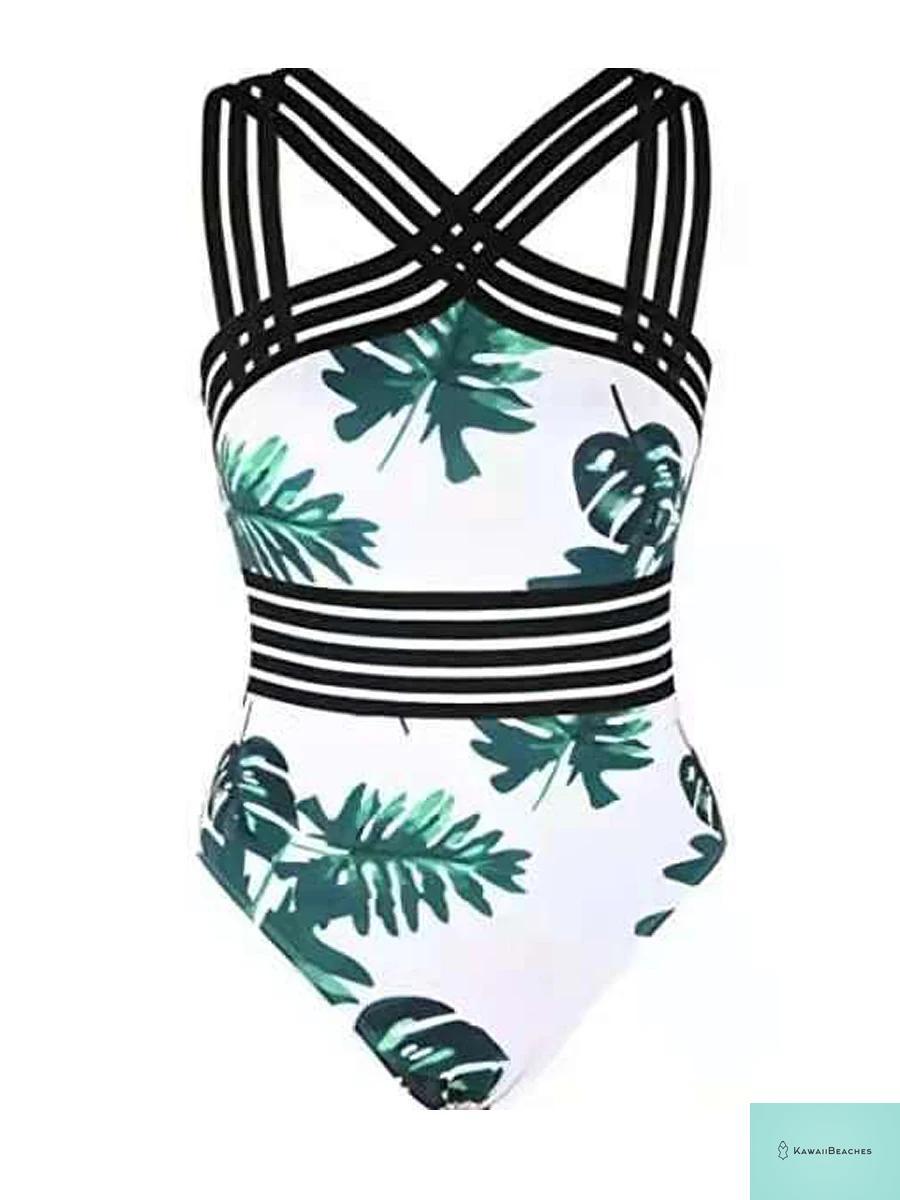 High Neck Mesh Swimwear Bodysuit