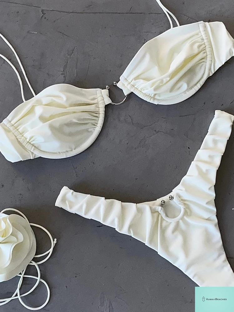 Kawaii Womens Push Up Bikini Set