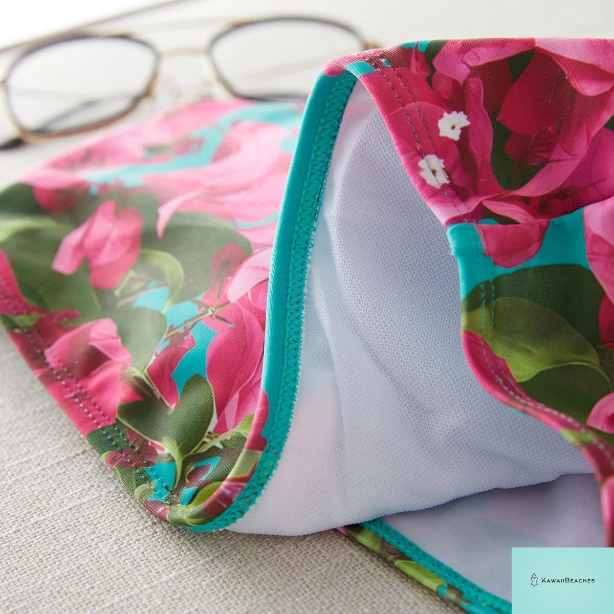 Floral Printed High Waist Bandage Bikini Set