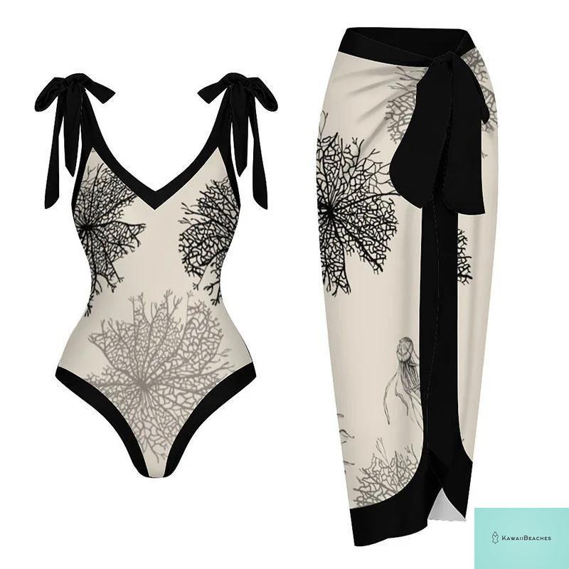 Floral Ruffle Push Up Bikini Set