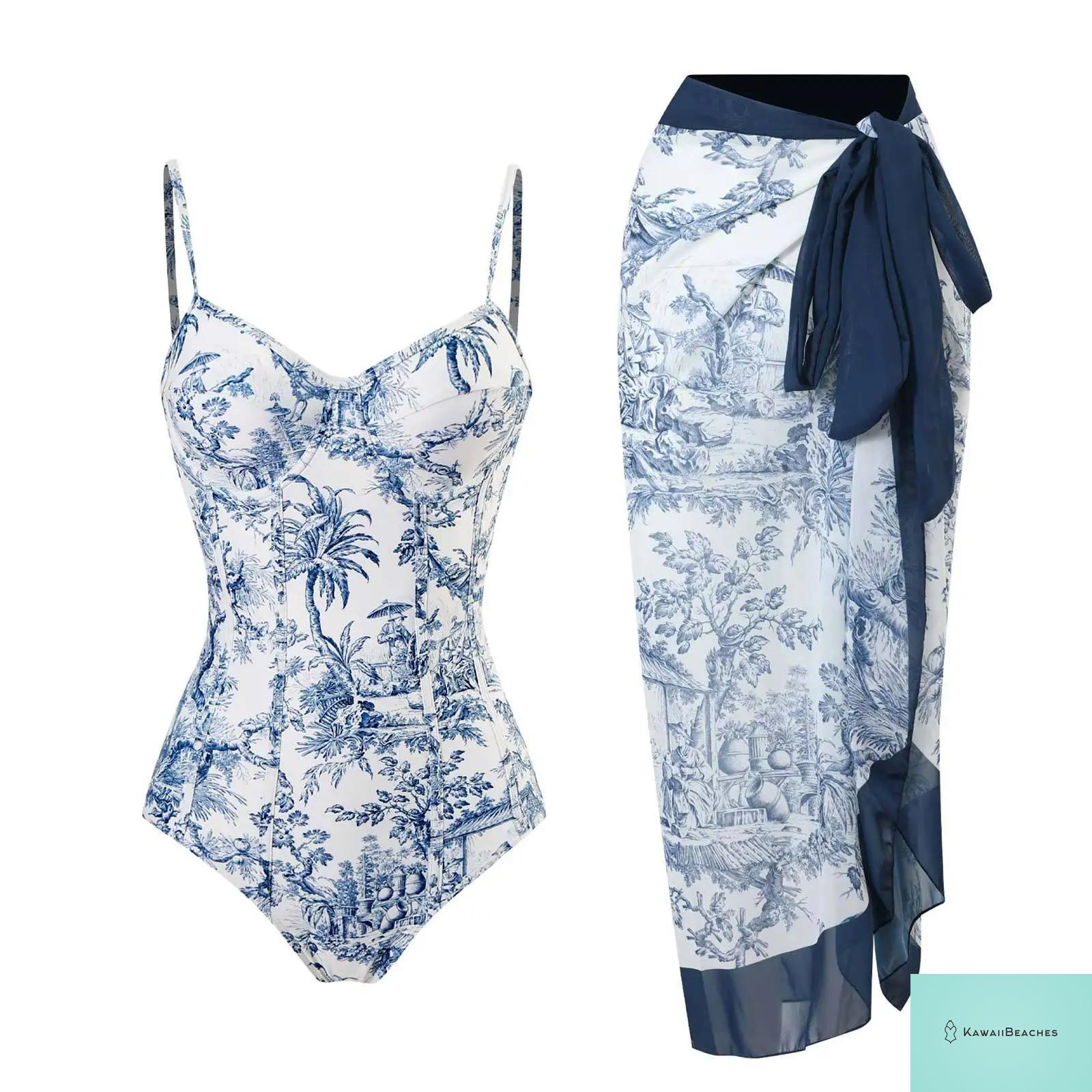 Floral Ruffle Push Up Bikini Set