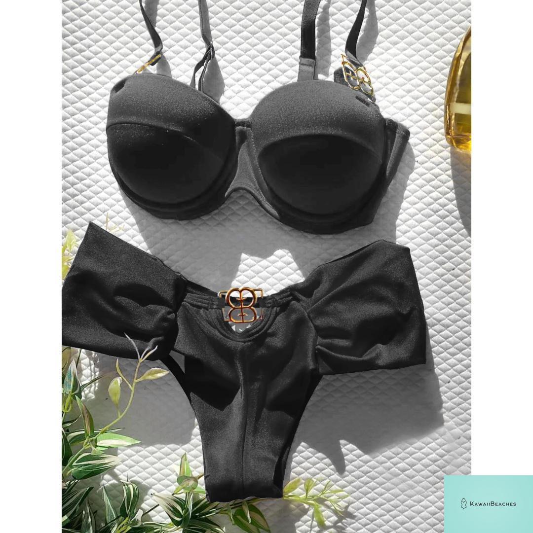 Kawaii Retro Push Up One Piece Swimsuit