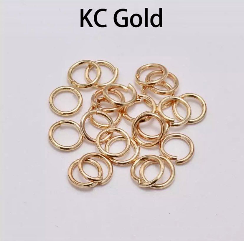 KC GOLD JUMP RINGS 30PC